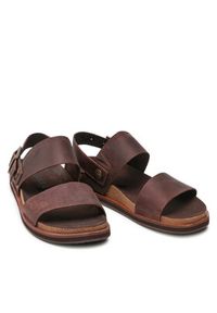 Timberland Sandały Amalfi Vibes 2Band Sandal TB0A419HV131 Brązowy. Kolor: brązowy. Materiał: skóra, nubuk #7