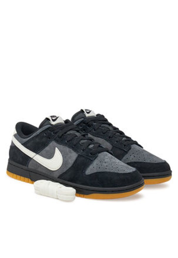Nike Sneakersy DUNK LOW RETRO SEHQ1931 Czarny. Kolor: czarny. Materiał: zamsz, skóra
