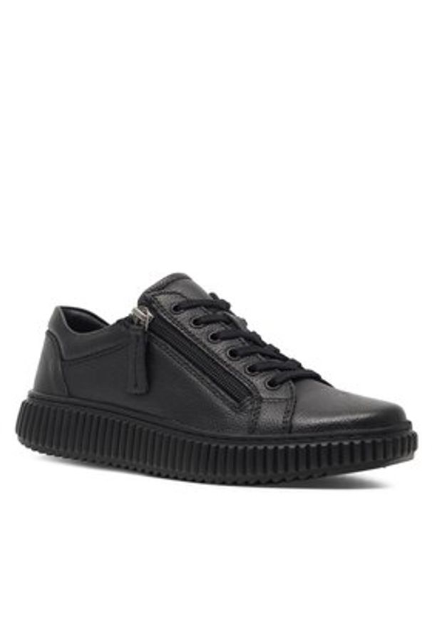 Go Soft Sneakersy WI16-RN052-01 Czarny. Kolor: czarny. Materiał: skóra