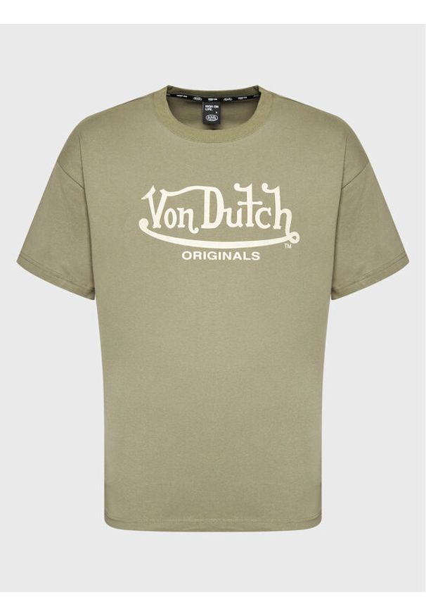 T-Shirt Von Dutch. Kolor: zielony