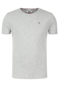 Tommy Jeans T-Shirt DM0DM04411 Szary Slim Fit. Kolor: szary. Materiał: bawełna #1