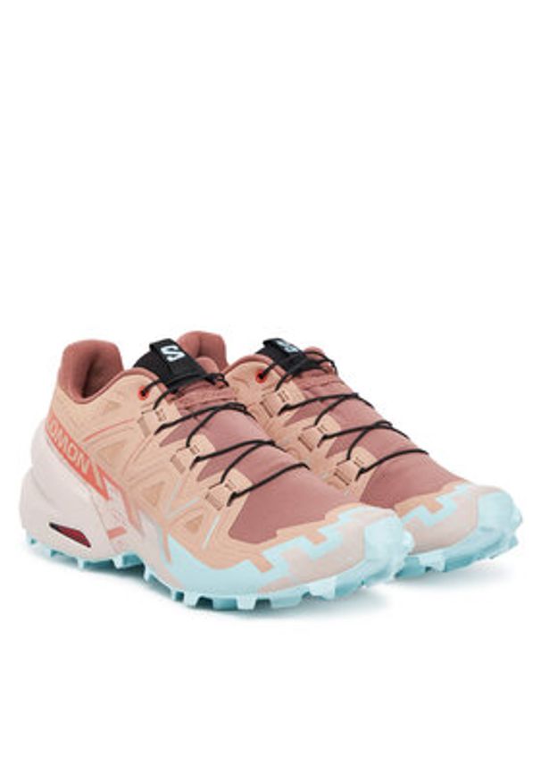 salomon - Salomon Buty do biegania Speedcross 6 L47766500 Różowy. Kolor: różowy. Materiał: materiał. Model: Salomon Speedcross