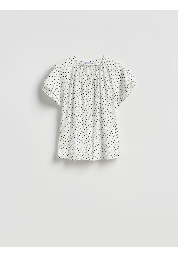 Reserved - Bawełniana bluzka - wielobarwny. Materiał: bawełna