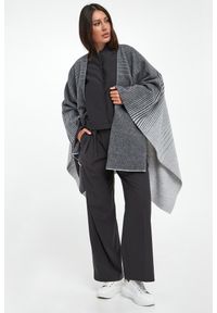 Ponczo damskie wełniane Brenta MM. Materiał: wełna #4