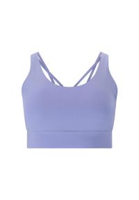 Biustonosz dla kobiet Athlecia Gaby V2. Kolor: fioletowy. Sport: fitness #1