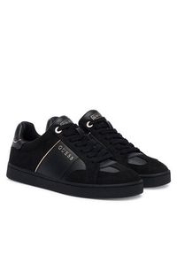 Guess Sneakersy FLFJR7 ESU12 Czarny. Kolor: czarny. Materiał: skóra