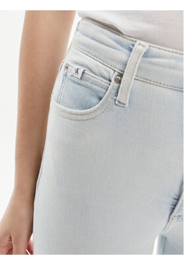 Calvin Klein Jeans Jeansy J20J223308 Niebieski Skinny Fit. Kolor: niebieski