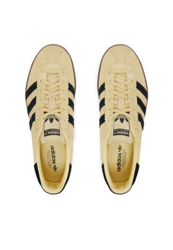 Adidas - adidas Sneakersy Brmd JI2659 Żółty. Kolor: żółty. Materiał: skóra, zamsz