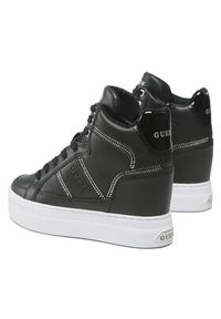 Guess Sneakersy Giala FL5ALA ELE12 Czarny. Kolor: czarny. Materiał: skóra