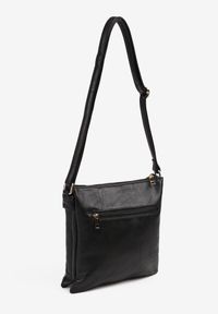 Renee - Czarna Torebka Mała Kwadratowa z Suwakami na Pasku Liandriah. Kolor: czarny. Styl: elegancki, casual