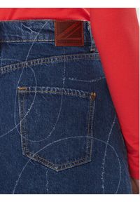 Pepe Jeans Spódnica jeansowa Winnie PL901097 Granatowy Regular Fit. Kolor: niebieski. Materiał: bawełna