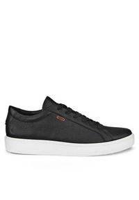 ecco - ECCO Sneakersy Soft 60 M 58240401001 Czarny. Kolor: czarny. Materiał: skóra #4