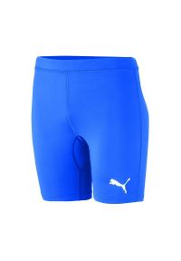 Puma - Spodnie Męskie Liga Base Layer. Kolor: niebieski