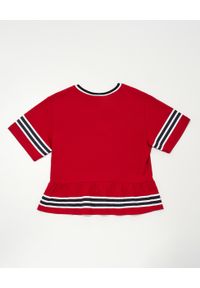 DSQUARED2 KIDS - Sportowa koszulka z z napisami 4-12 lat. Kolor: czerwony. Materiał: materiał. Wzór: napisy. Sezon: lato. Styl: sportowy #2