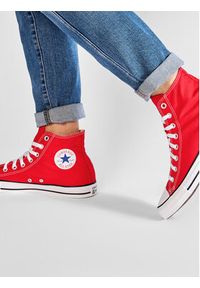 Converse Trampki All Star Hi M9621C Czerwony. Kolor: czerwony. Materiał: materiał