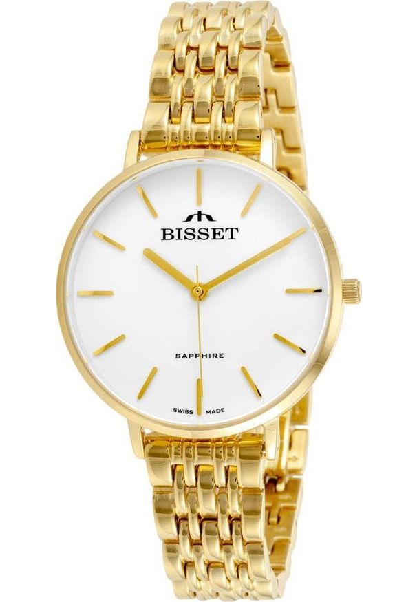 Zegarek Bisset Zegarek damski Bisset BSBF32GIWX03BX złoty. Kolor: złoty