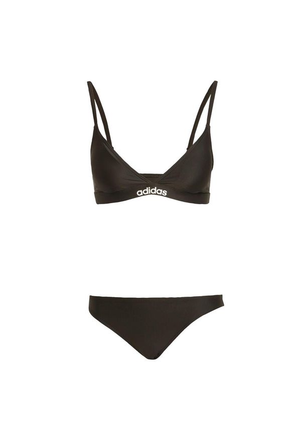 Adidas - Zestaw Triangle 2-Way Straps Bikini. Kolor: czarny, biały, wielokolorowy