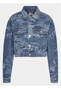 Tommy Jeans Kurtka jeansowa Claire DW0DW17664 Niebieski Regular Fit. Kolor: niebieski. Materiał: bawełna #7