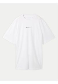 Tom Tailor Denim T-Shirt 1040880 Biały Relaxed Fit. Kolor: biały. Materiał: bawełna