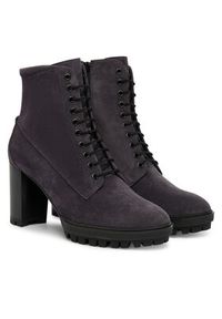 HÖGL Botki 0-187832-32000 Granatowy. Kolor: niebieski. Materiał: skóra, zamsz #2