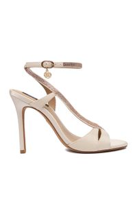Nine West Sandały EO-LS1005252-1 Écru. Materiał: materiał #1