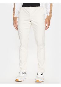 BOSS - Boss Chinosy Kaito1 50487966 Biały Slim Fit. Kolor: biały. Materiał: bawełna #1
