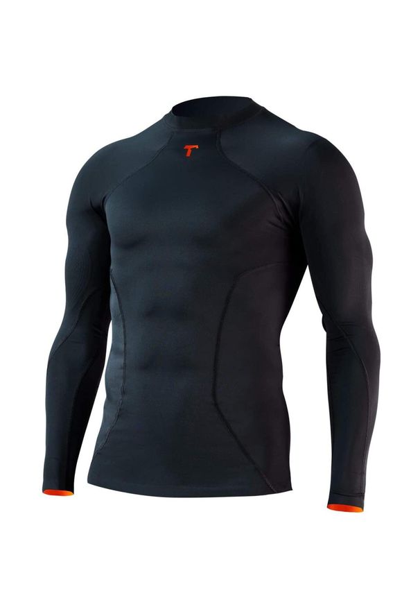 T1TAN - Podkoszulka bramkarska dla dorosłych Anti Abrasion Shirt 2.0 ochronna. Kolor: czarny. Materiał: tworzywo sztuczne. Sport: piłka nożna