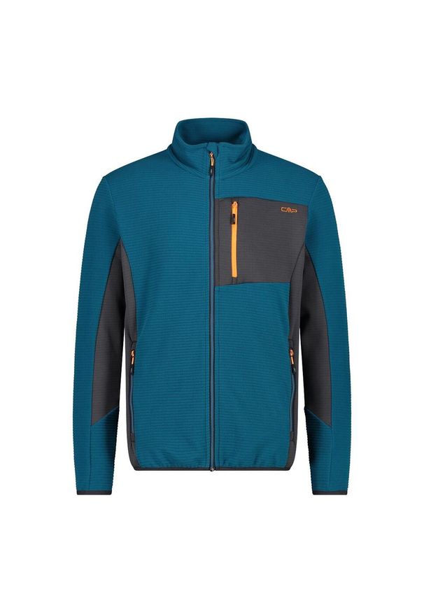 Bluza męska turystyczna CMP 32G5927. Okazja: na co dzień. Kolor: niebieski. Styl: sportowy, casual. Sport: turystyka piesza
