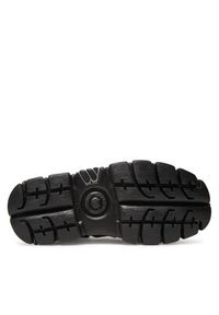 NEW ROCK Botki M-285C-S1 Czarny. Kolor: czarny. Materiał: skóra. Styl: rockowy #5