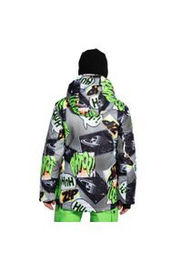 Kurtka narciarska dziecięca snowboard Lemon Explore ZL4. Typ kołnierza: kaptur. Kolor: wielokolorowy. Materiał: poliester. Sezon: zima. Sport: narciarstwo, snowboard