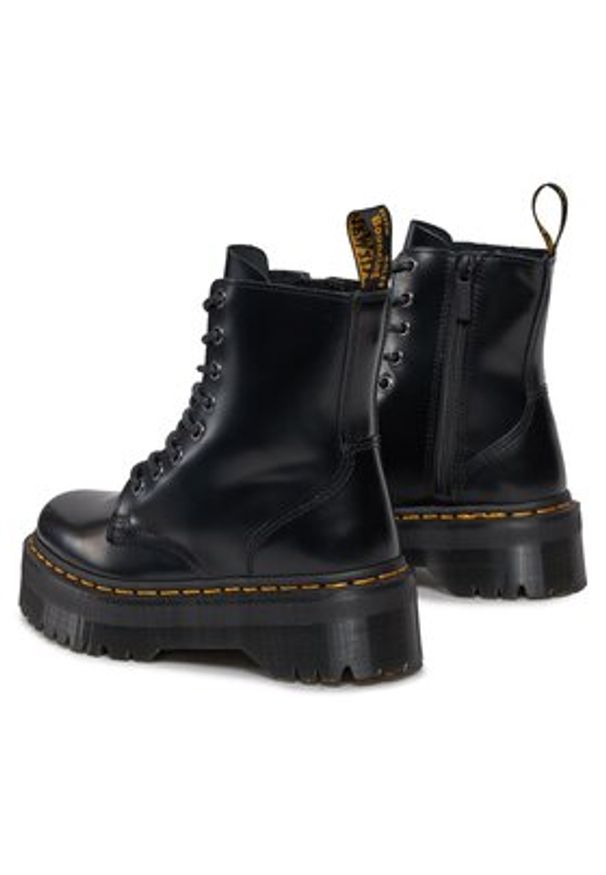 Dr. Martens Glany Jadon 15265001 Czarny. Kolor: czarny. Materiał: skóra