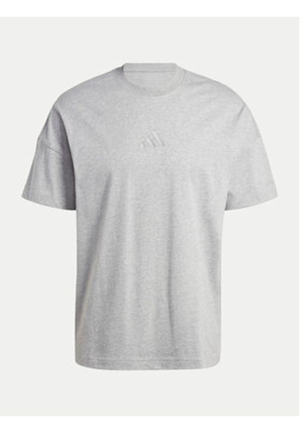 Adidas - adidas T-Shirt ALL SZN IY4138 Szary Loose Fit. Kolor: szary. Materiał: bawełna