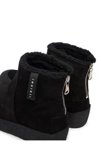 Inuikii Botki Cortina 1002.020.0011 Czarny. Kolor: czarny. Materiał: zamsz, skóra
