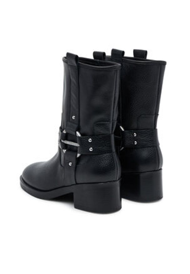 Karl Lagerfeld - KARL LAGERFELD Botki Brooklyn KL41770 Czarny. Kolor: czarny. Materiał: skóra