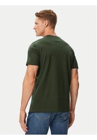 Beverly Hills Polo Club T-Shirt P-SS26M-TS414000BTGR Zielony ciemny Regular Fit. Typ kołnierza: polo. Kolor: zielony. Materiał: bawełna #3