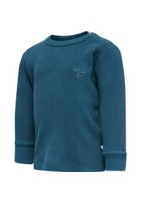 Koszulka z długim rękawem dla dziewczynki Hummel Sami. Kolor: wielokolorowy, niebieski, turkusowy. Materiał: bawełna. Długość rękawa: długi rękaw. Długość: długie #1