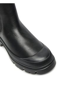 Karl Lagerfeld - KARL LAGERFELD Trapery KL25244 Czarny. Kolor: czarny. Materiał: skóra #2