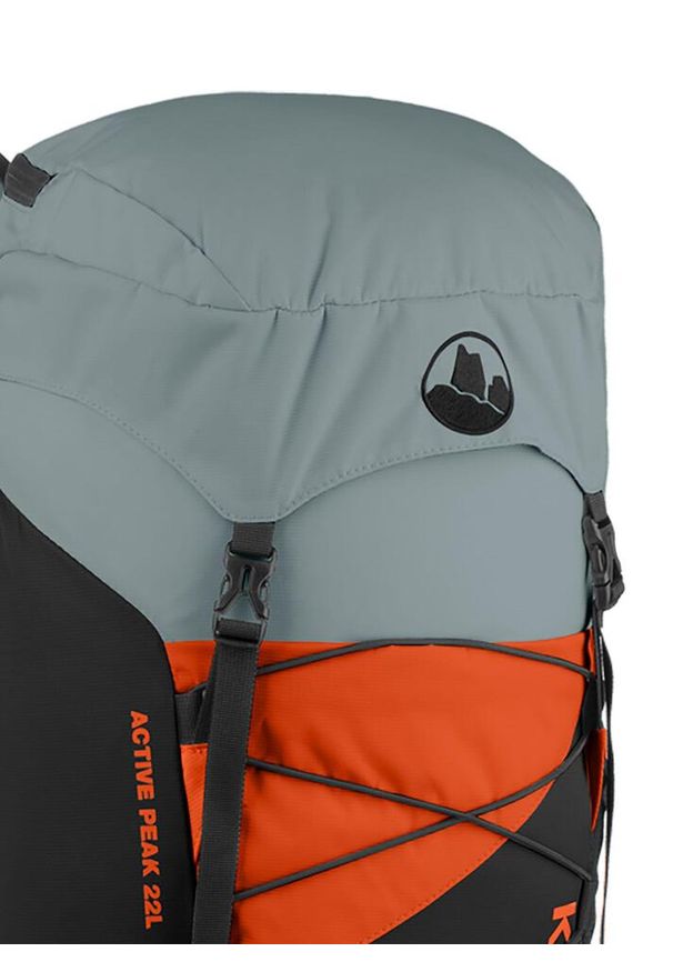 KOHLA - Plecak Kohla Active Peak 22L - stormy sea/red orange/caviar. Kolor: zielony