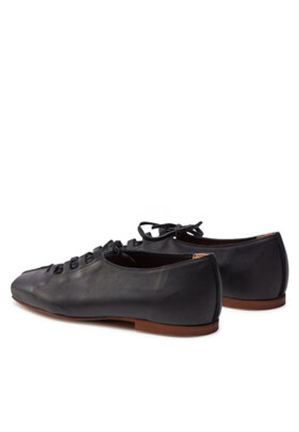 BALAGAN - Balagan Półbuty Roma Czarny. Kolor: czarny. Materiał: skóra