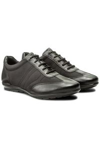 Geox Półbuty U Symbol B U74A5B 01143 C9999 Czarny. Kolor: czarny. Materiał: materiał #4