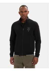 Aeronautica Militare Bluza 261FE1956UF00459 Czarny Regular Fit. Kolor: czarny. Materiał: bawełna #1