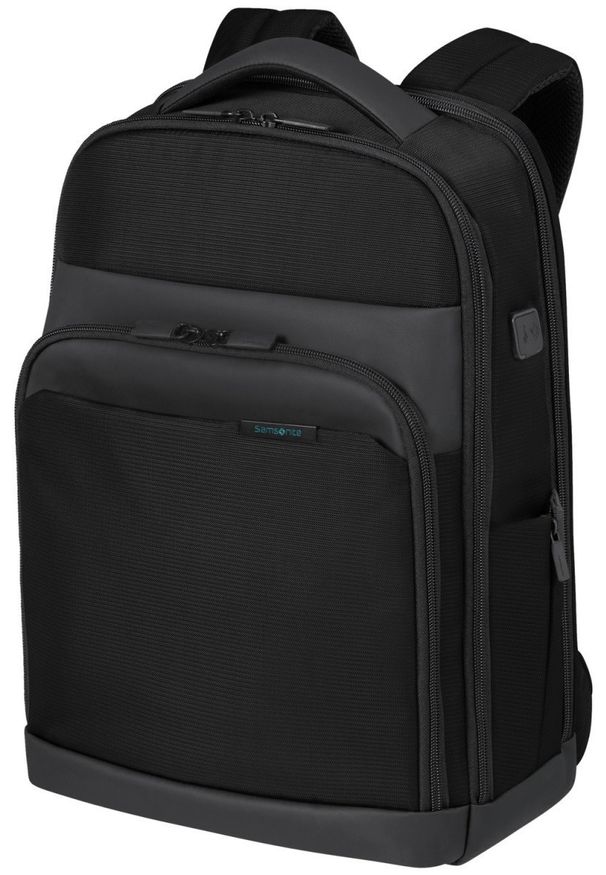 Samsonite Mysight 14.1'' czarny. Kolor: czarny. Materiał: materiał. Wzór: kolorowy. Styl: elegancki, biznesowy