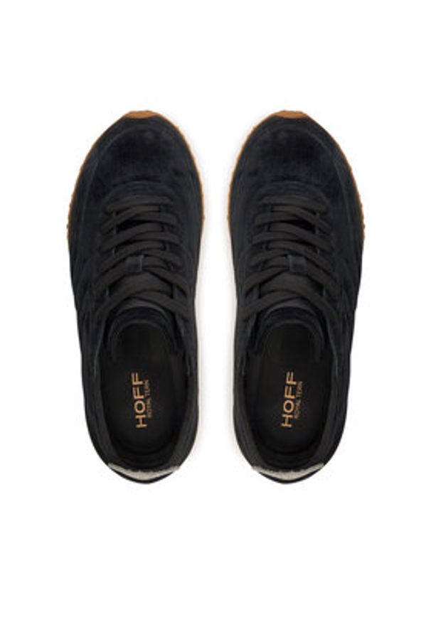 HOFF Sneakersy Royal 22410005 Czarny. Kolor: czarny. Materiał: skóra