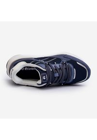 Inblu - Sneakersy Buty Sportowe Męskie INBLU IU000006 Granatowe niebieskie. Okazja: na co dzień. Kolor: niebieski. Materiał: materiał, skóra #3