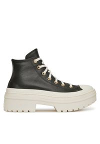 Converse Trampki Chuck Taylor All Star Lugged Heel Platform Gold A11500C Czarny. Kolor: czarny. Materiał: skóra. Obcas: na platformie