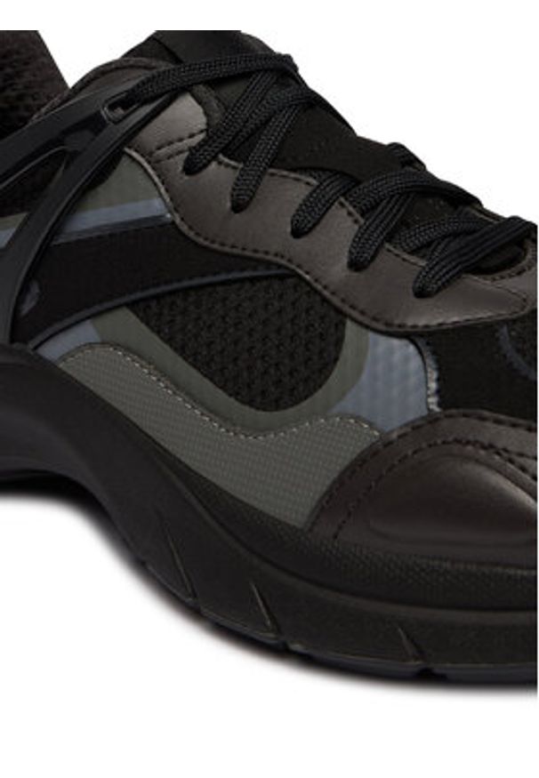 Hugo - HUGO Sneakersy GO2 50558041 Czarny. Kolor: czarny. Materiał: materiał