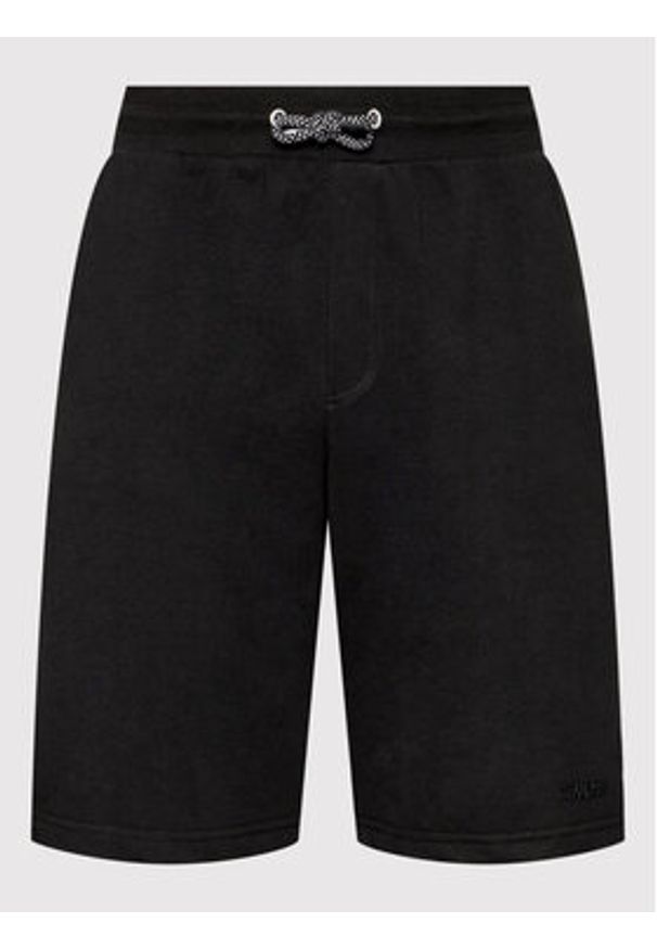 CMP Szorty sportowe 32D8137 Czarny Regular Fit. Kolor: czarny. Materiał: bawełna. Styl: sportowy