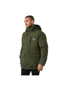 Kurtka puchowa Helly Hansen Tromsoe. Kolor: zielony. Materiał: puch. Sezon: zima. Sport: turystyka piesza #1