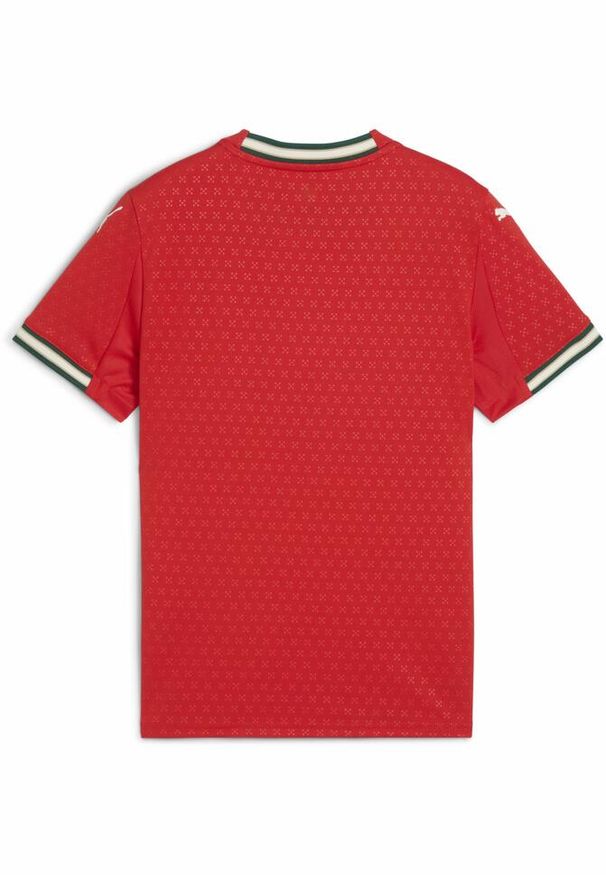 Puma - Młodzieżowa koszulka domowa Portugalia 2025 PUMA Sport Red Sugared Almond Beige. Kolor: czerwony, wielokolorowy, beżowy