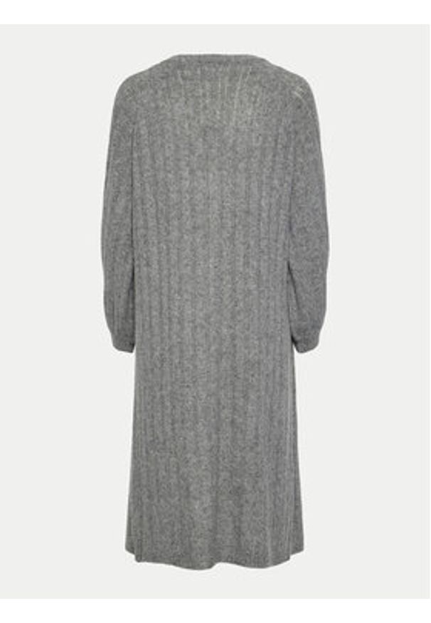 Pieces Kardigan Maggy 17150959 Szary Loose Fit. Kolor: szary. Materiał: syntetyk